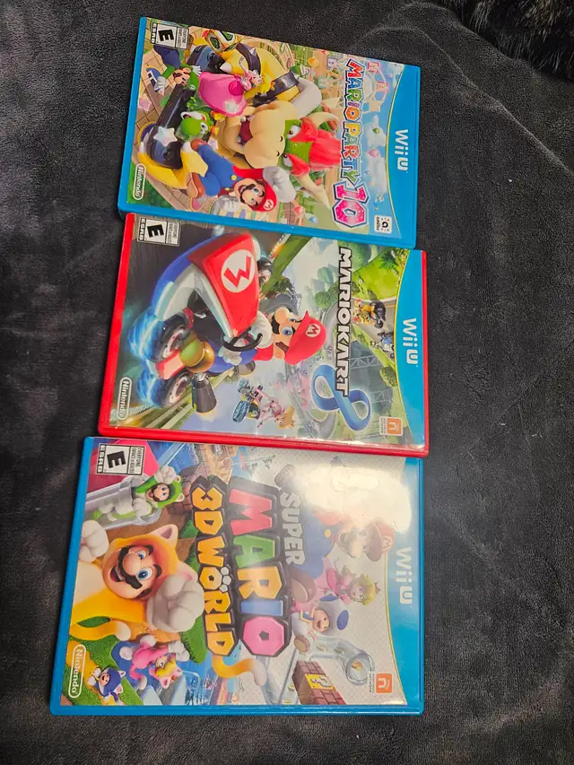 3 x Nintendo WiiU games Lot for $30