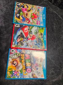 3 x Nintendo WiiU games Lot for $30