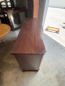 Free delivery Antique Cherry Wood Sideboard Dresser - Photo 6