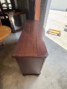 Free delivery Antique Cherry Wood Sideboard Dresser - Photo 7