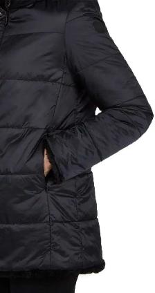 SAVE THE DUCK Fury Faux Fur Midi Reversible Coat With Hood - Photo 2