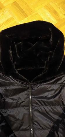 SAVE THE DUCK Fury Faux Fur Midi Reversible Coat With Hood - Photo 6