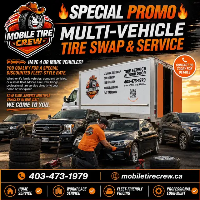 Mobile Tires Delivery and Installation