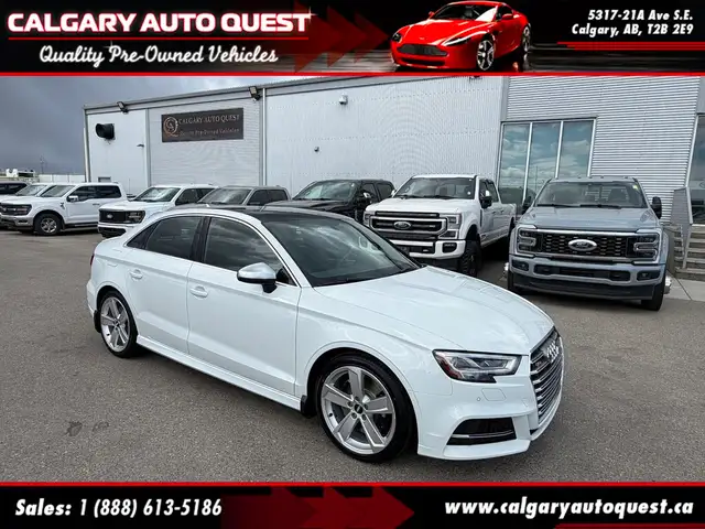 2018 Audi S3 Sedan 2.0TFSI quattro Technik S TRONIC/NAVI/ROOF/LE