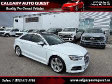 2018 Audi S3 Sedan 2.0TFSI quattro Technik S TRONIC/NAVI/ROOF/LE