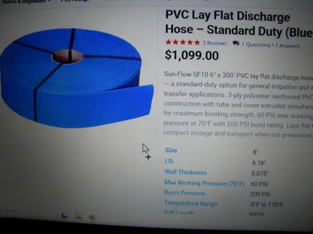 6' layflat hd hose