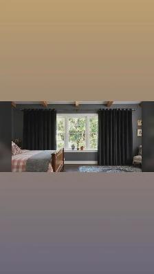 Velvet drapery Panels 54 x 84 ( Set of 2) - Photo 3