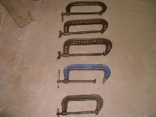 C—Clamps. 3-12 inch. 1-10 inch.1-8 inch - Photo 2