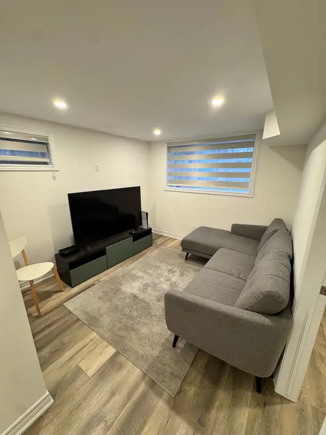 furnished basement apartment