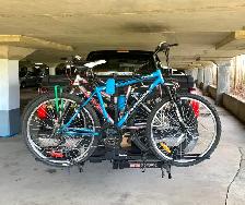 EZRACK CRADLE STYLE SWING OPEN  BIKE RACK