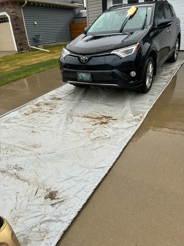 Winter garage pad