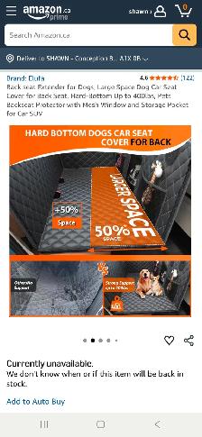 Dog Seat car cover - Photo 2