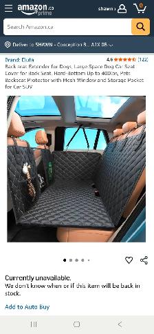 Dog Seat car cover - Photo 3