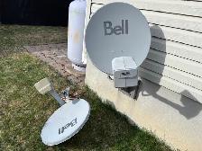 Bell ExpressVu Dish and equipment