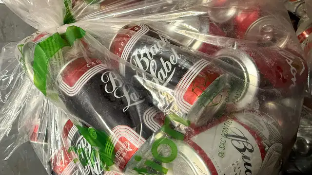 free bag of can and bottle