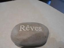 2-PIERRES GRISES DECORATIVES REVES,INSPIRATION. - Photo 3
