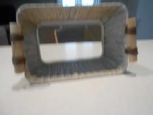 1-PANIER DECORATIF EN METAL ET OSIER,AVEC POIGNEES. - Photo 4