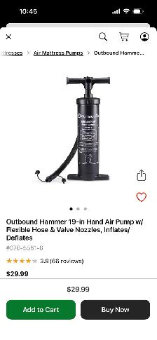 Outbound Hand Air Pump - Photo 2