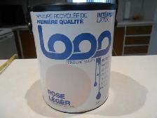 1-CONTENANT DE PEINTURE,ROSE LEGER,INTERIEUR,FINI VELOURS 3.6 L.