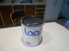 1-CONTENANT DE PEINTURE,ROSE LEGER,INTERIEUR,FINI VELOURS 3.6 L. - Photo 3