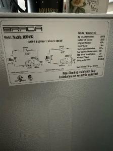 upright freezer