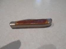 1-CANIF DE POCHE,STAINLESS STEEL 2 LAMES,RECOUVERT DE PLAST BRUN - Photo 2