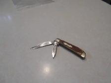 1-CANIF DE POCHE,STAINLESS STEEL 2 LAMES,RECOUVERT DE PLAST BRUN - Photo 4