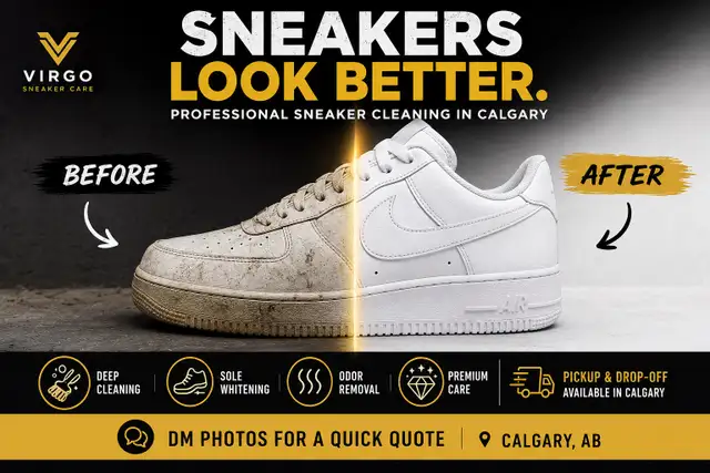 VIRGO SHOE SPA – PROFESSIONAL SNEAKER CLEANING IN CALGARY