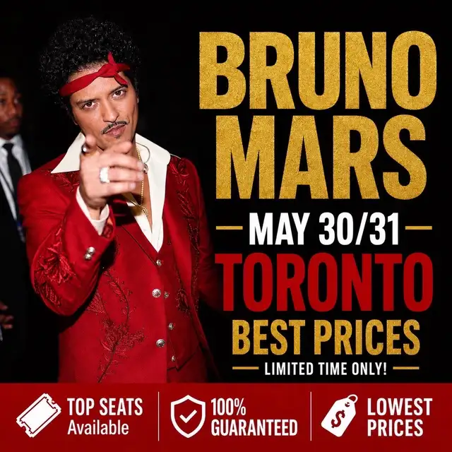 Bruno Mars - May 31   ALL SHOWS   MERCH