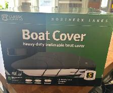 Brand new in box BOAT COVER 14-16 ft HEAVY DUTY TRAILERABLE