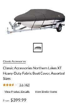Brand new in box BOAT COVER 14-16 ft HEAVY DUTY TRAILERABLE - Photo 3