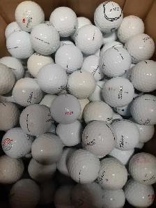prov1/X golf balls with scuffs.