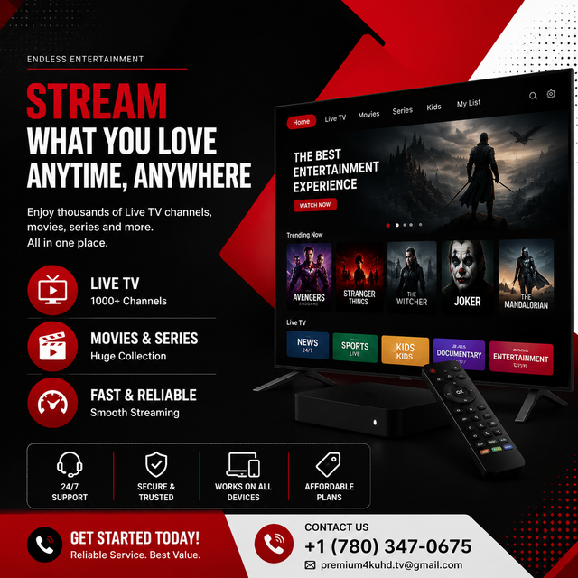Premium 4K UHD Streaming Service