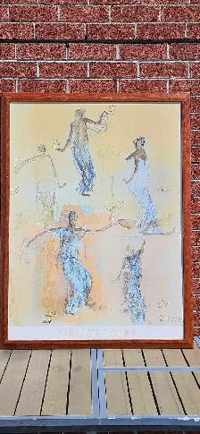 Cadre Auguste Rodin 47X35 pouces