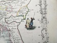 1851-1853 Beautiful Original Old British Map of Northern India - Photo 5