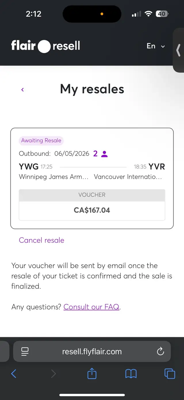 Winnipeg to Vancouver Flight