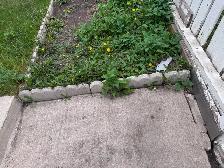 CONCRETE SLABS 24X 30 INCHES & VARIOUS STONES