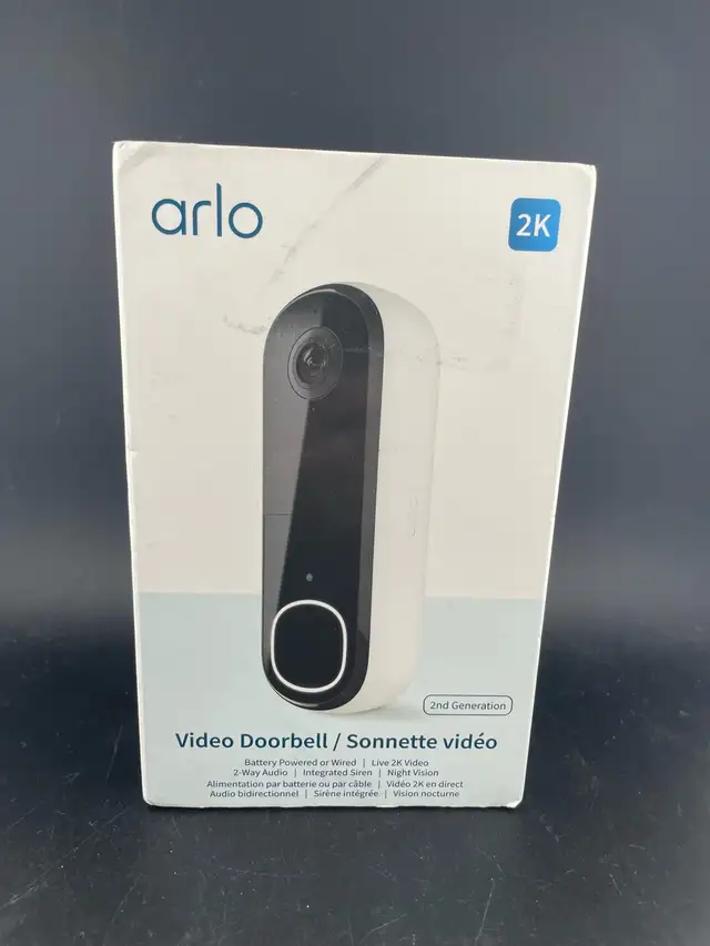 ARLO DOORBELL 2ND GEN OPEN BOX