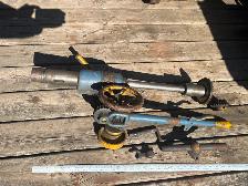 Antique 1883 W.F. & J. Barnes camel back drill press parts