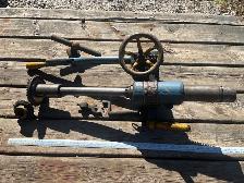 Antique 1883 W.F. & J. Barnes camel back drill press parts - Photo 2