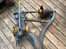 Antique 1883 W.F. & J. Barnes camel back drill press parts - Photo 3