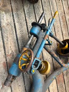Antique 1883 W.F. & J. Barnes camel back drill press parts - Photo 4