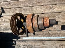Antique 1883 W.F. & J. Barnes camel back drill press parts - Photo 7