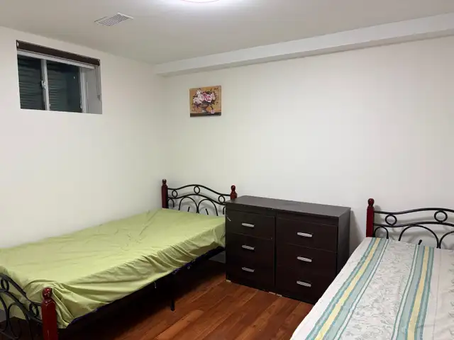 A basement room is for rent from June 1