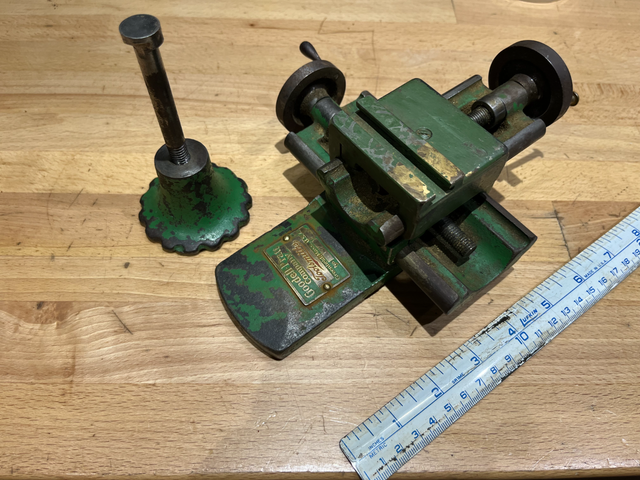 Antique 1907 Goodell-Pratt Toolsmiths #132 lathe cross slide