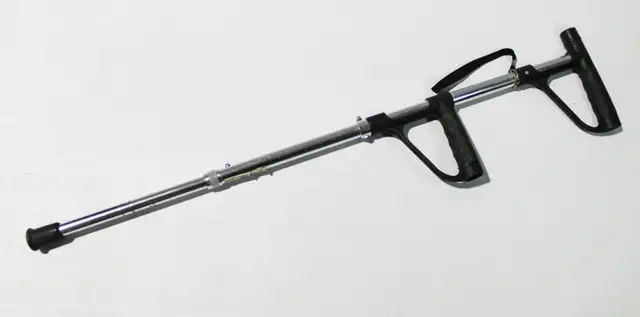 ADJUSTABLE 2 HANDLE WALKING STICK / CANE
