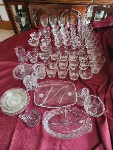Vintage Cornflower glassware  for sale - Photo 2