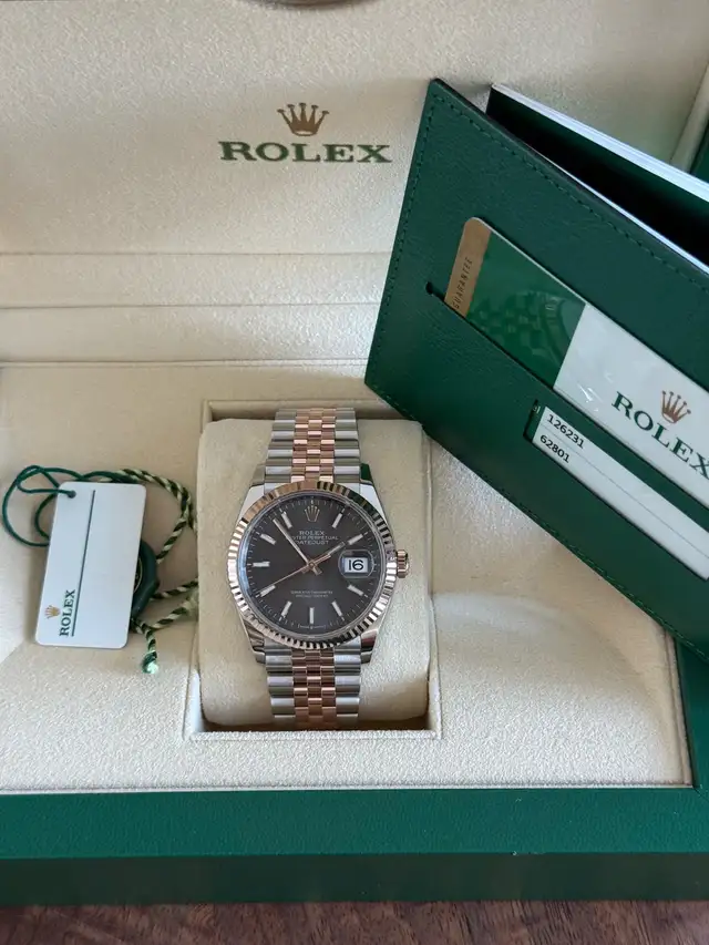 Rolex Datejust 36mm Two-tone Rose Gold Full set