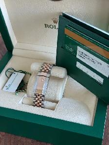 Rolex Datejust 36mm Two-tone Rose Gold Full set - Photo 3