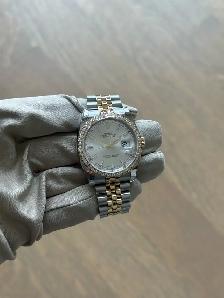 Rolex Datejust 36mm Two-tone Factory Diamond Bezel - Photo 2
